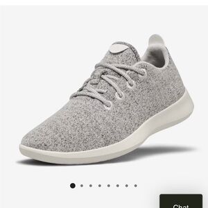 Allbirds women's wool runners Dapple Grey (Cream Sole) size 8